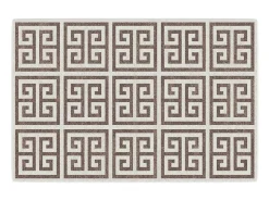 Alfombra De Cocina-Alfombra de pelo corto para interior y exterior, 120 x 180 cm, antideslizante. Marru00f3n