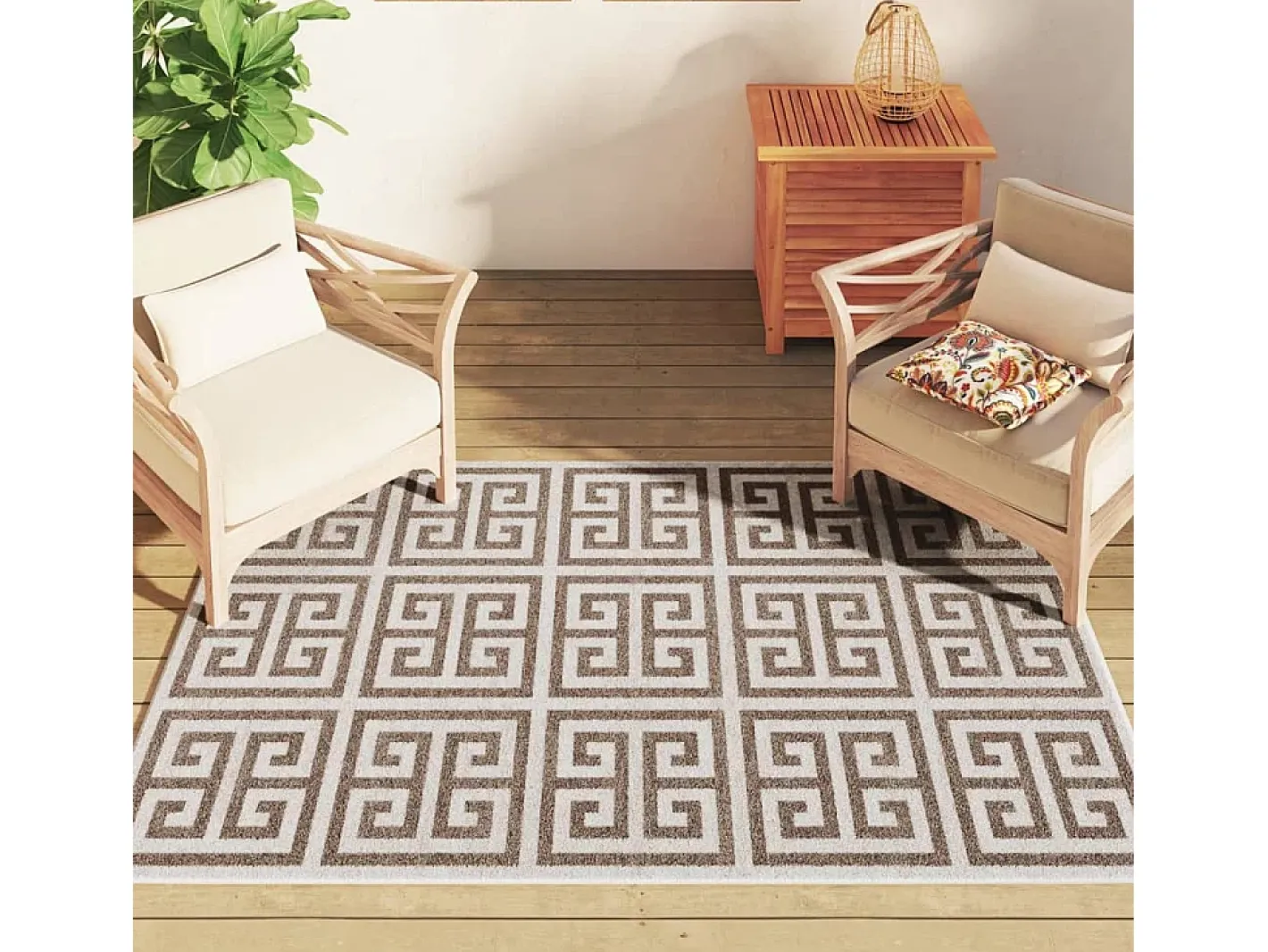 Alfombra De Cocina-Alfombra de pelo corto para interior y exterior, 120 x 180 cm, antideslizante. Marru00f3n