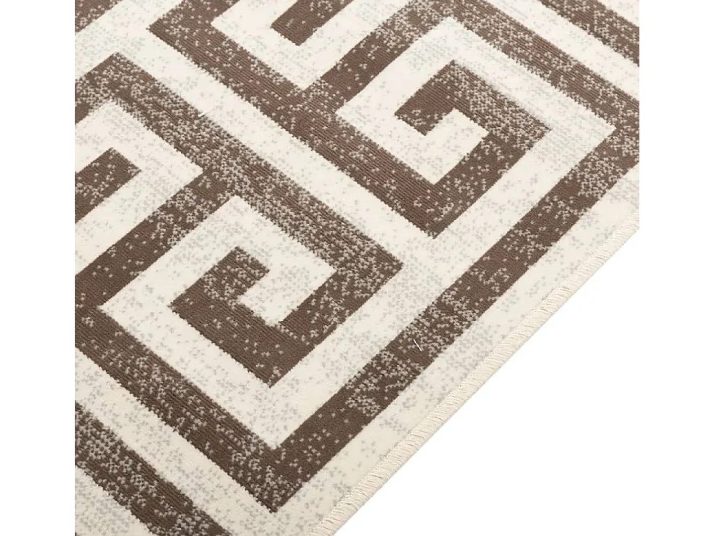 Best Alfombra de pelo corto para interior y exterior, 160 x 230 cm, antideslizante. Marru00f3n