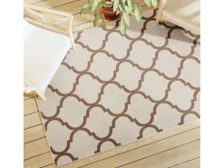Online Alfombra de pelo corto para interior y exterior, 120 x 180 cm, antideslizante. Marru00f3n