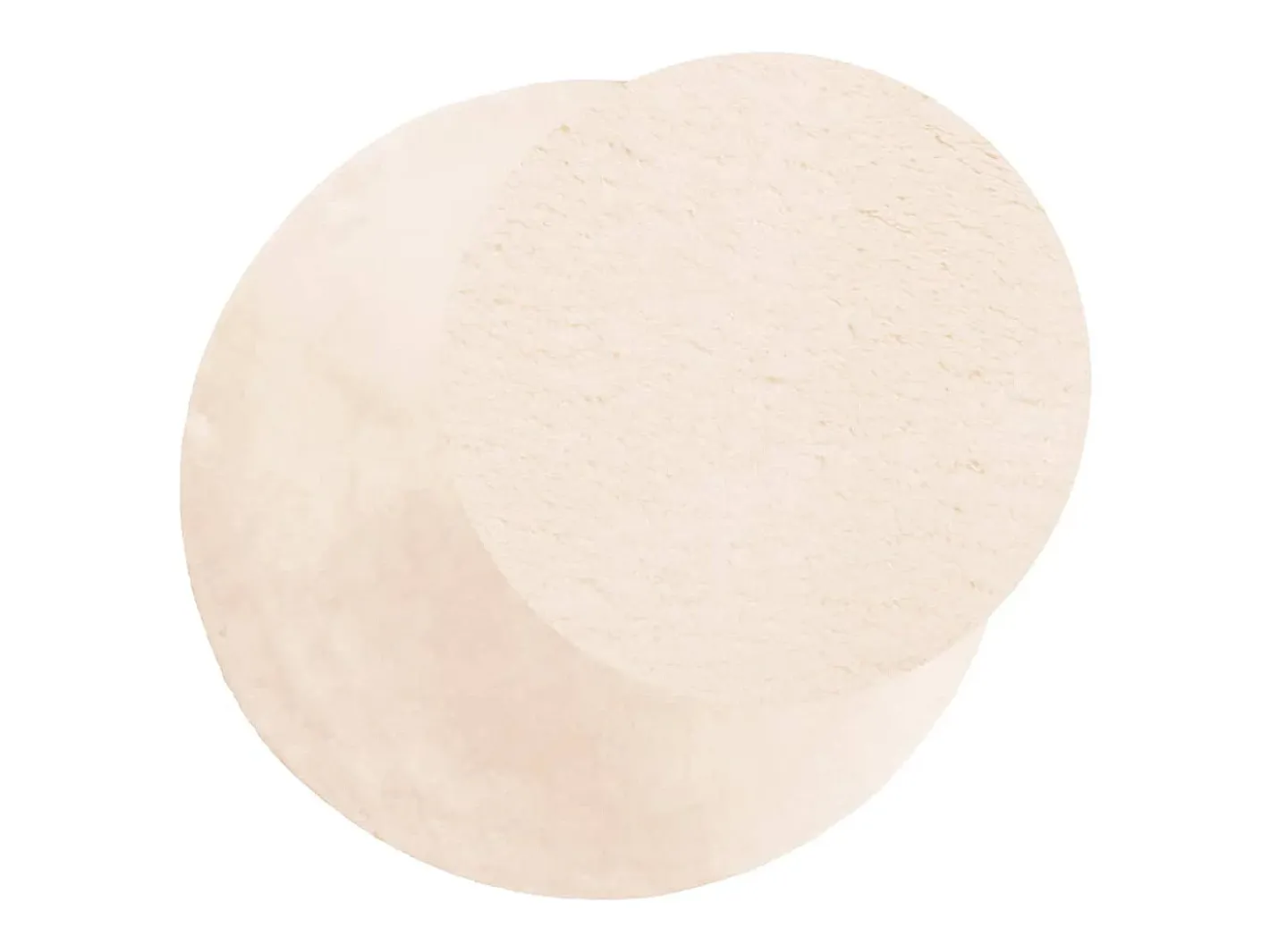 Online Clicnbuy Alfombra de pelo corto suave lavable HUARTE Ø 200 cm Beige