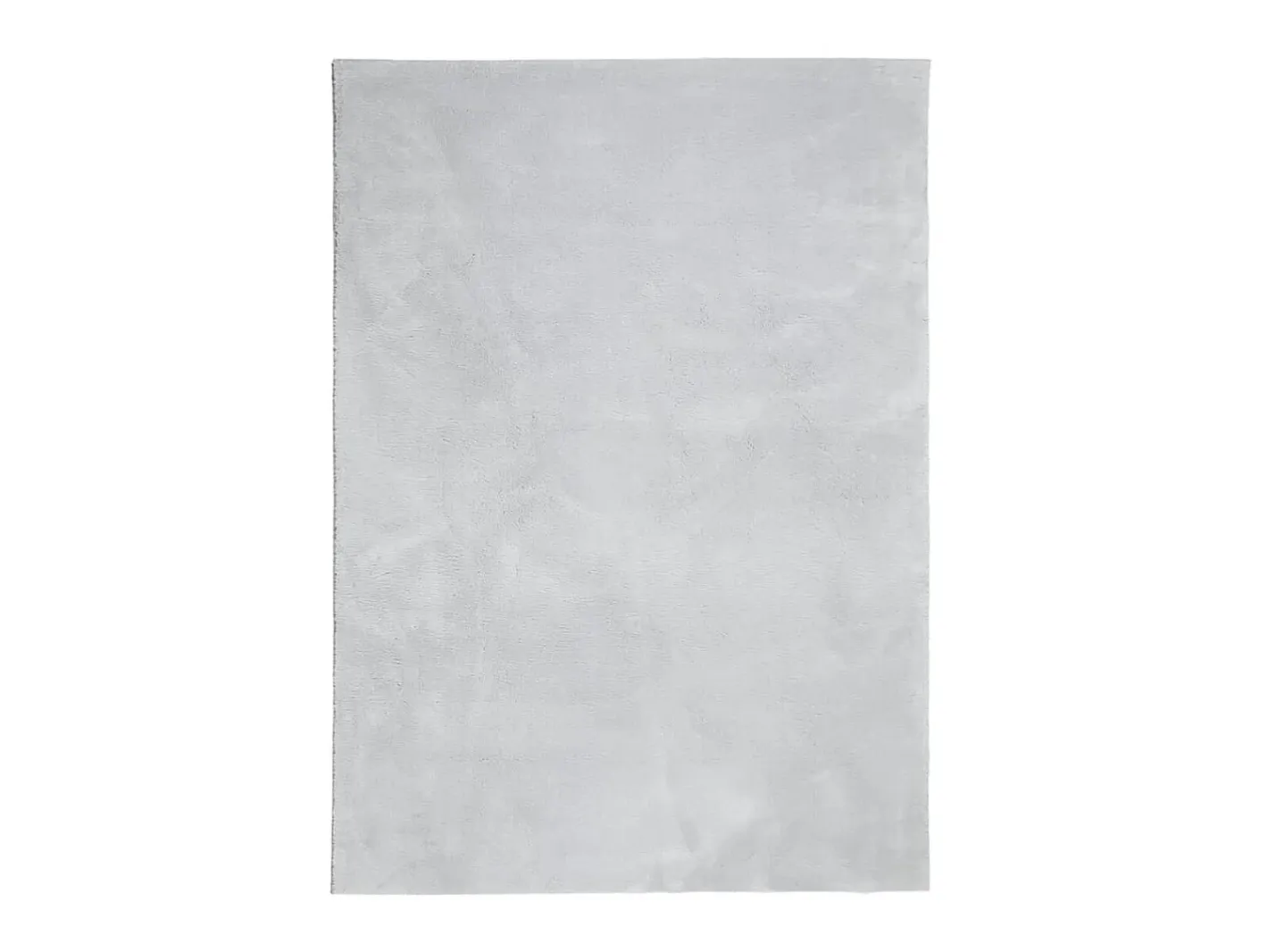 Alfombra de pelo corto suave lavable HUARTE 160x230 cm ES93198 Gris