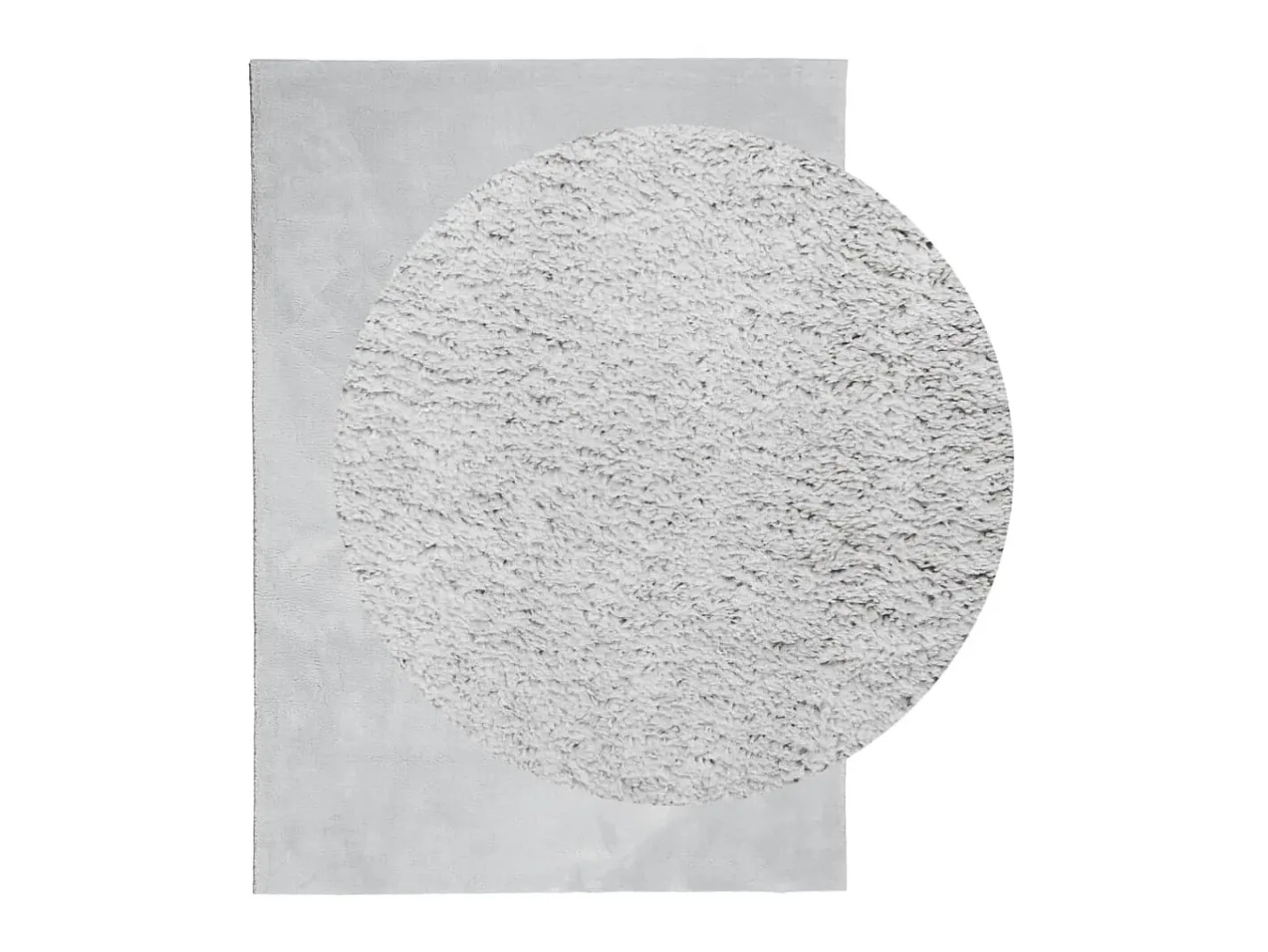 Alfombra de pelo corto suave lavable HUARTE 240x340 cm ES81176 Gris Clearance