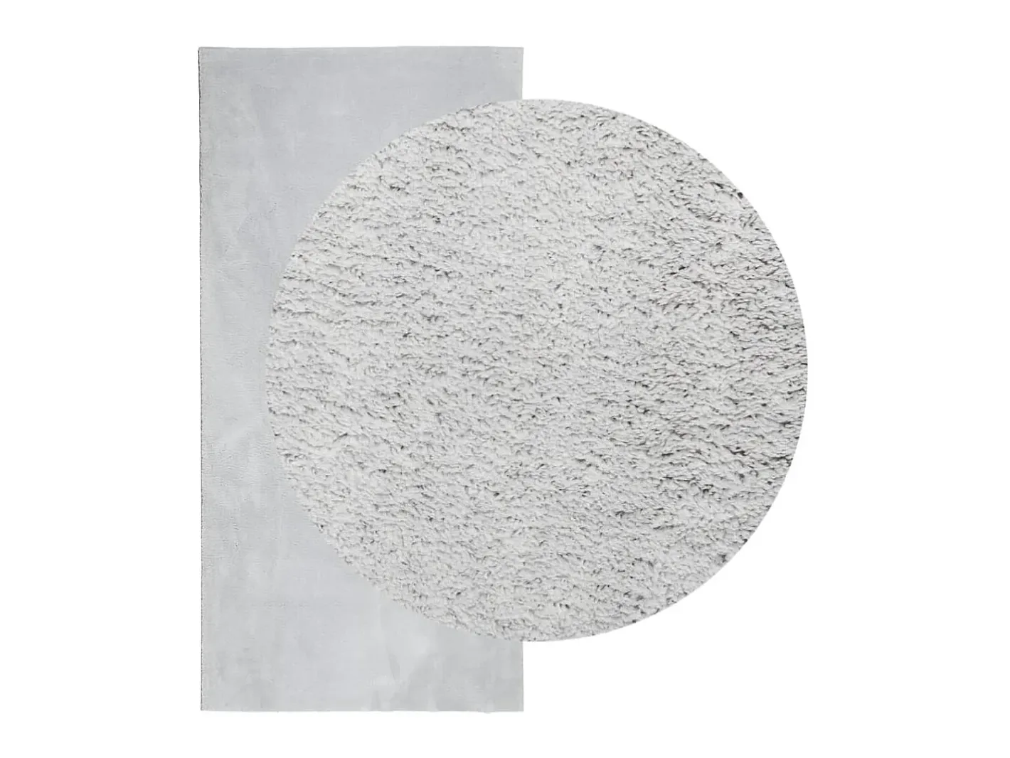 Alfombra de pelo corto suave lavable HUARTE 100x200 cm ES46762 Gris Sale