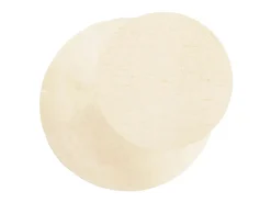 Hot Alfombra de pelo corto suave lavable HUARTE Ø 120 cm ES31810 Crema