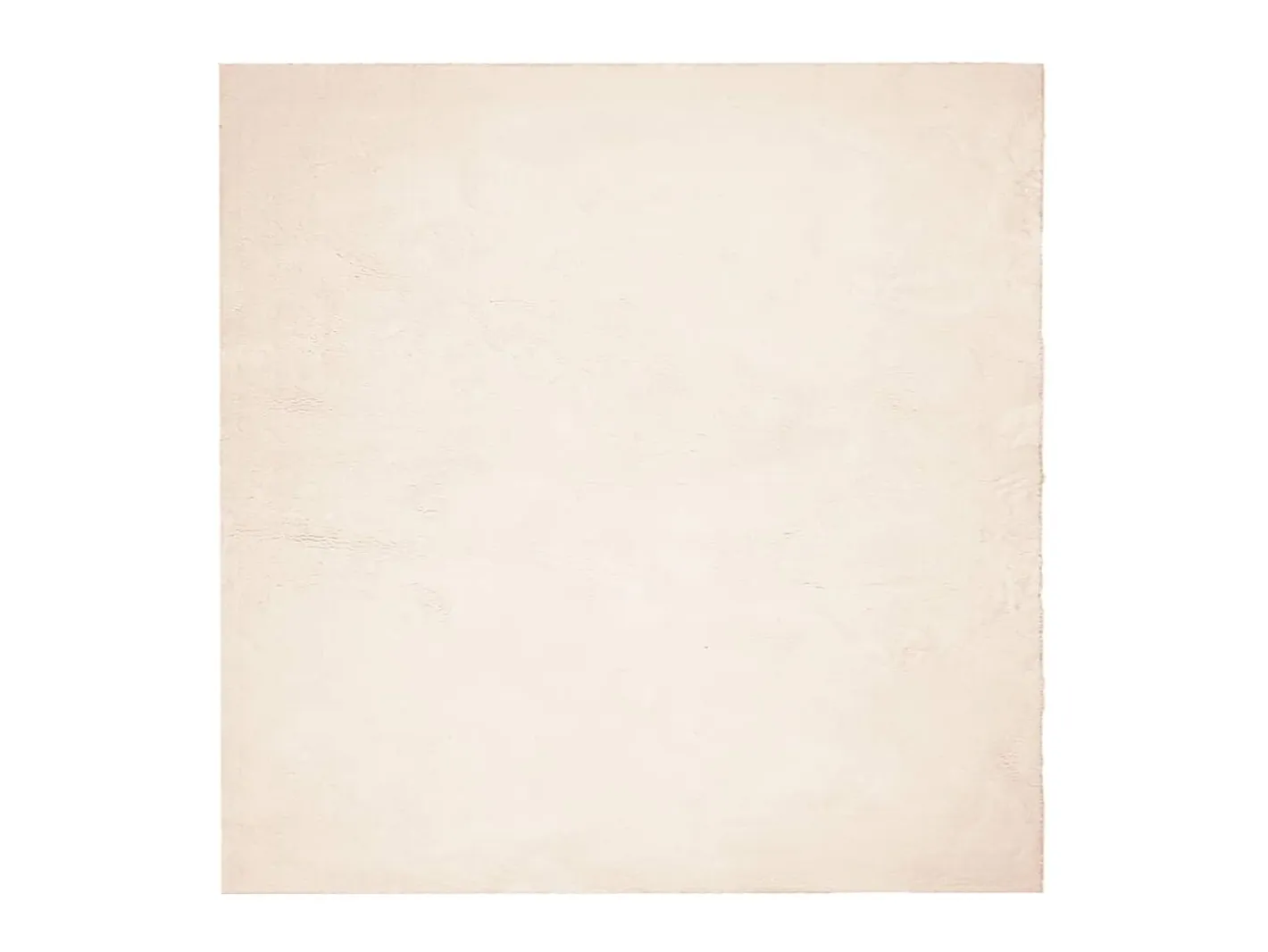 Alfombra de pelo corto suave lavable HUARTE 120x120 cm ES53414 Beige