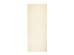 Outlet Alfombra de pelo corto suave lavable HUARTE 80x200 cm ES33541 Crema