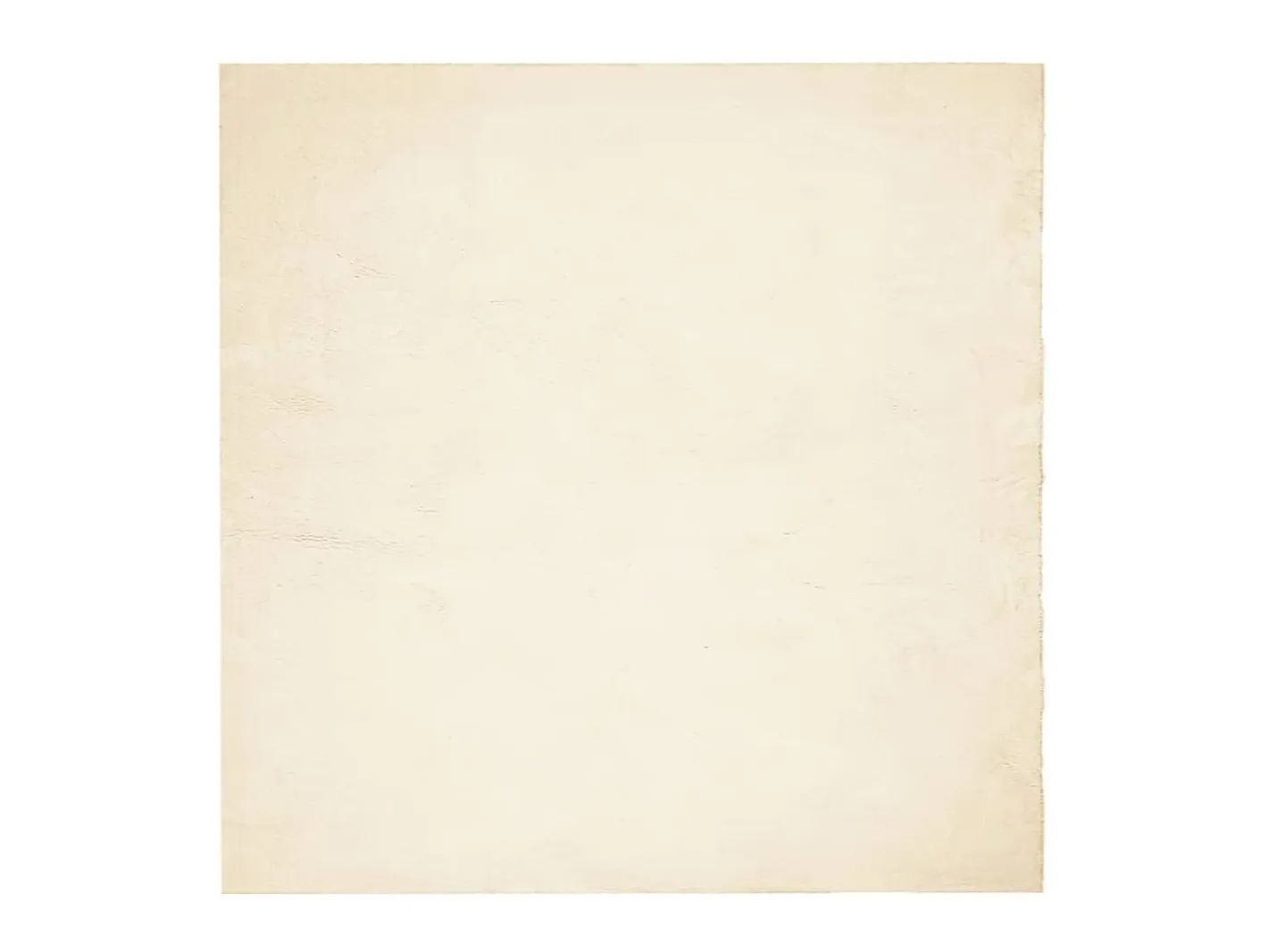 Alfombra de pelo corto suave lavable HUARTE 200x200 cm ES79419 Crema Hot
