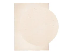 Discount Alfombra de pelo corto suave lavable HUARTE 160x230 cm ES63941 Beige