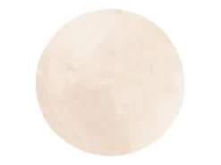 Clicnbuy Alfombra de pelo corto suave lavable HUARTE Ø 100 cm Beige Online