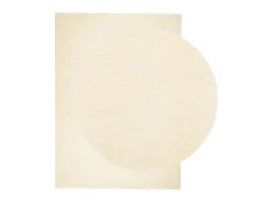 Alfombra de pelo corto suave lavable HUARTE 240x340 cm ES53501 Crema Clearance
