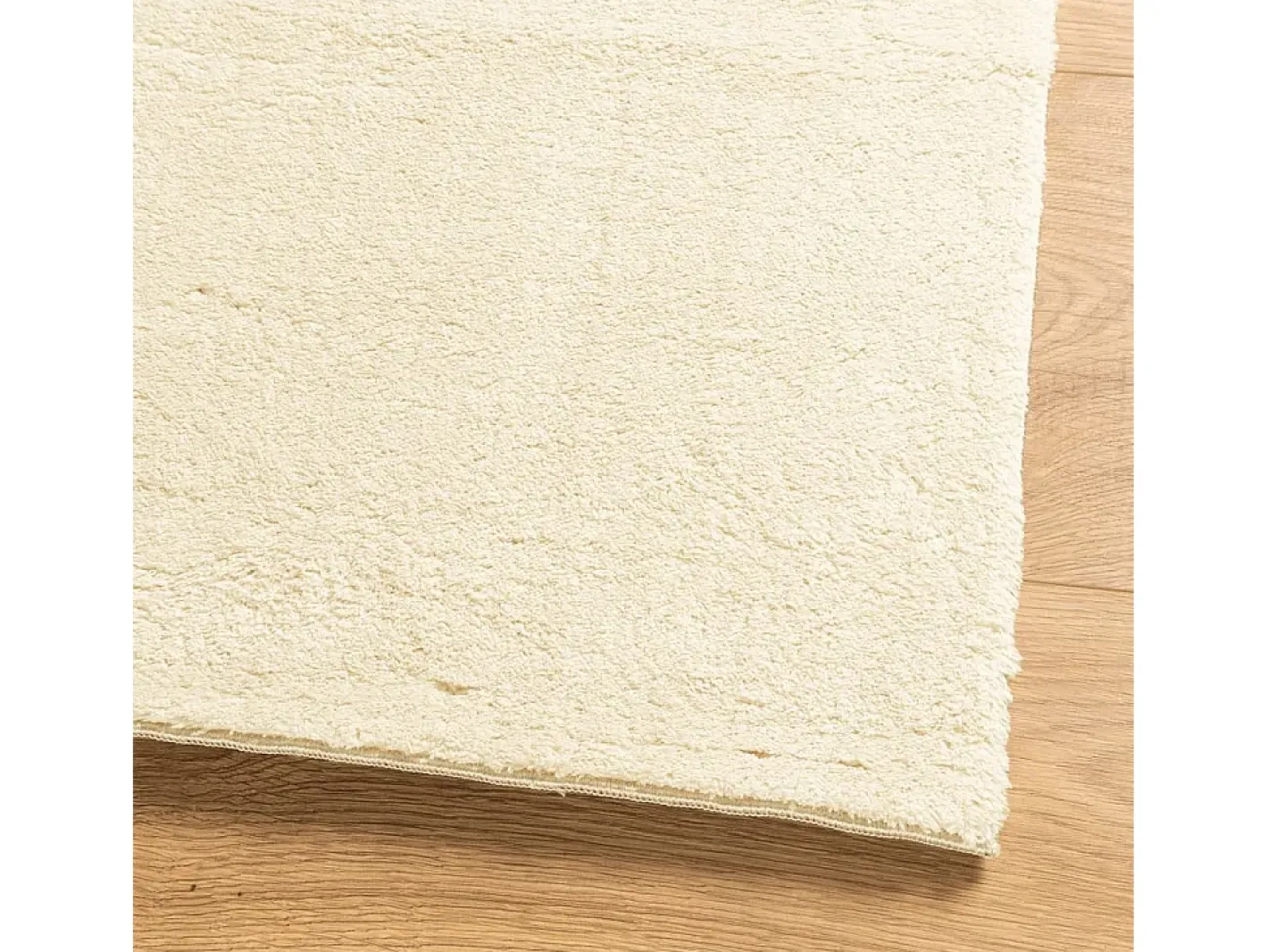 Alfombra de pelo corto suave lavable HUARTE 240x340 cm ES53501 Crema Clearance