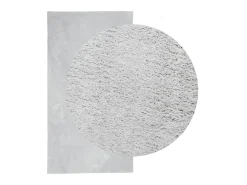 Alfombra De Salón-Alfombra de pelo corto suave lavable HUARTE 60x110 cm ES13348 Gris