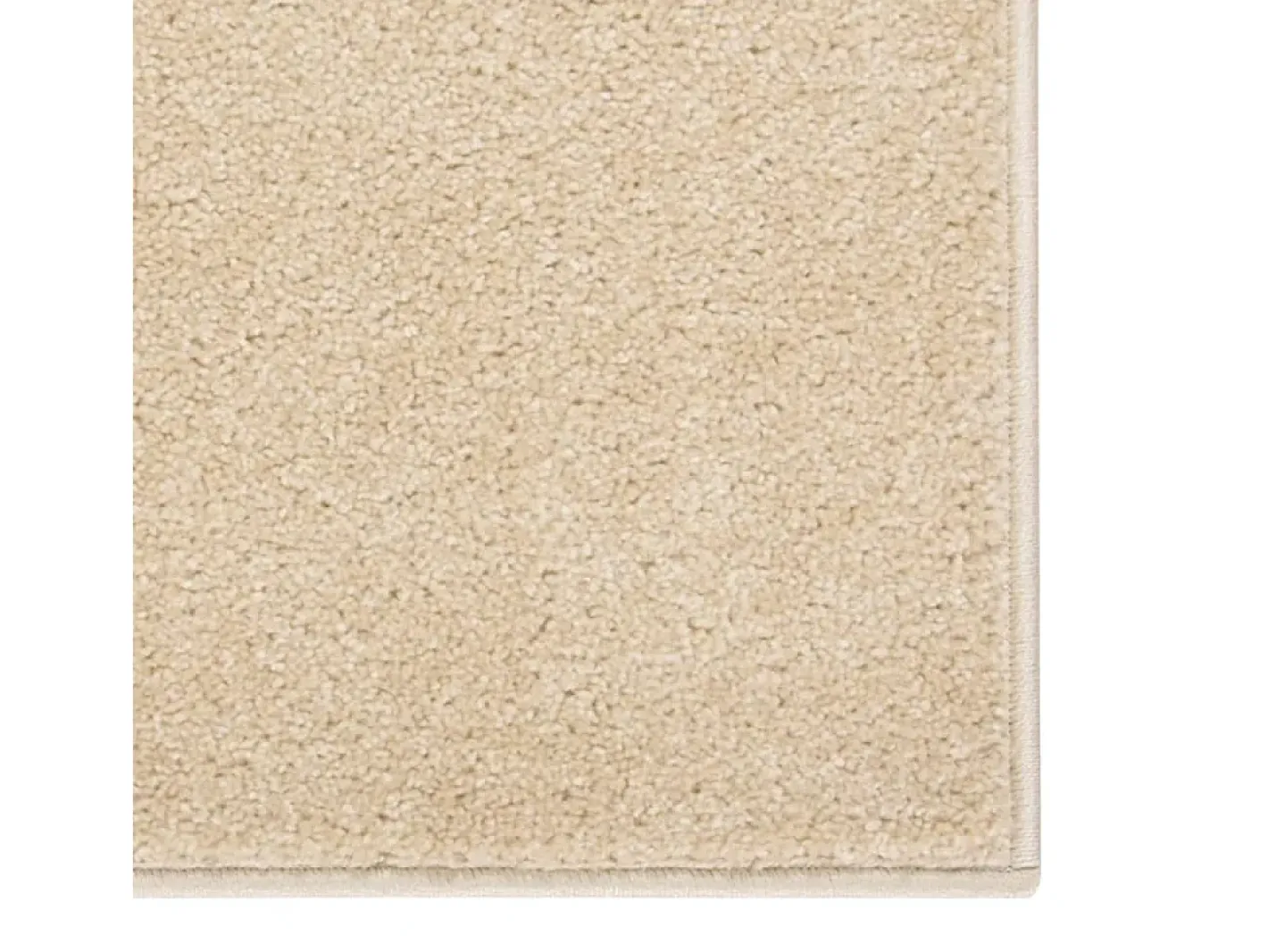 Alfombra de pelo corto 160x230 cm Beige Best