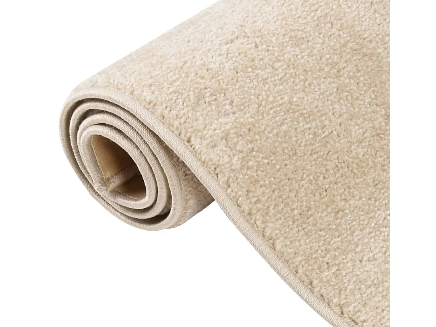 Alfombra de pelo corto 160x230 cm Beige Best