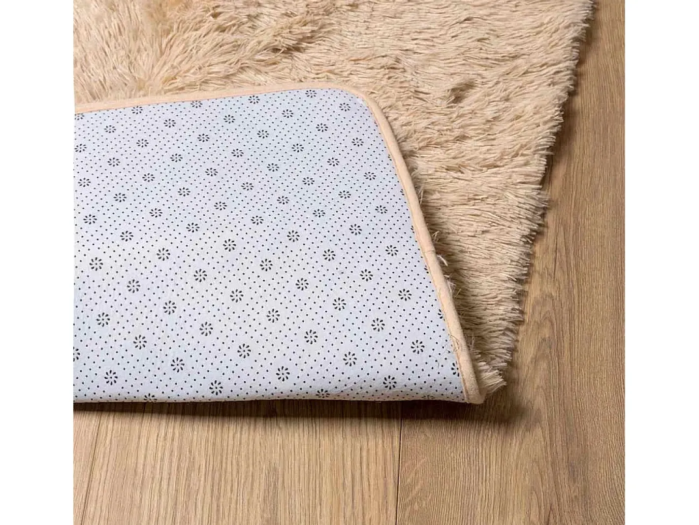 Discount Alfombra de pelo largo NAVARRA 240x240 cm poliéster Beige