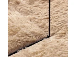 Discount Alfombra de pelo largo NAVARRA 240x240 cm poliéster Beige
