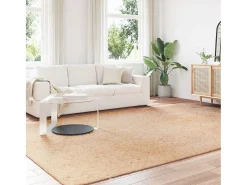 Alfombra de pelo largo NAVARRA 240x340 cm poliéster Beige Discount
