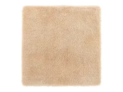 Alfombra De Cocina|Alfombra Redonda-Alfombra de pelo largo NAVARRA 160x160 cm poliéster Beige