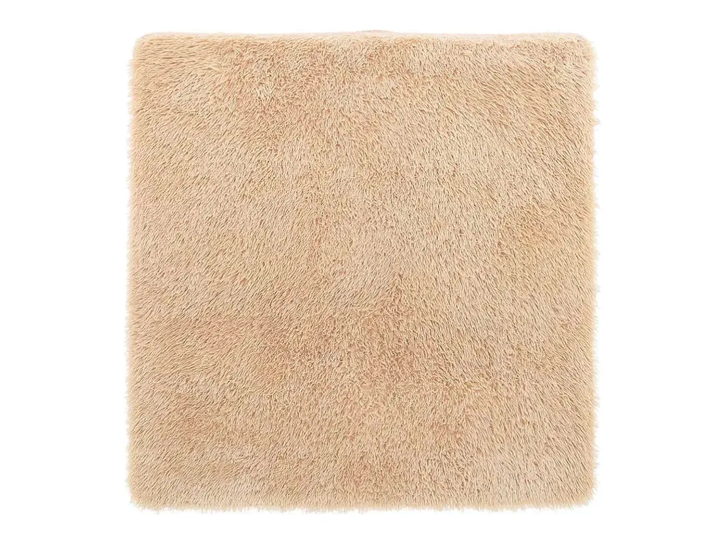 Alfombra De Cocina|Alfombra Redonda-Alfombra de pelo largo NAVARRA 160x160 cm poliéster Beige