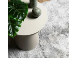 Clearance Alfombra de pelo largo plata NAVARRA 120x170 cm Gris