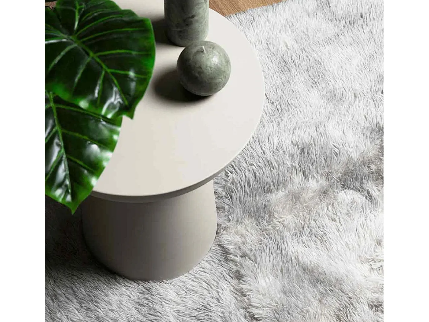 Best Alfombra de pelo largo plata NAVARRA 160x230 cm Gris