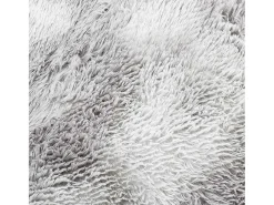 Alfombra de pelo largo plata NAVARRA 80x150 cm Gris Clearance