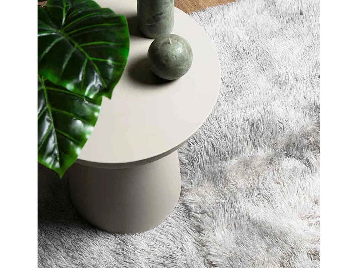 Alfombra de pelo largo plata NAVARRA 240x340 cm Gris Hot