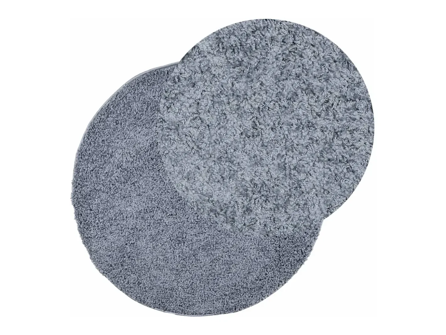 Clicnbuy Alfombra de pelo largo moderna Ø 200 cm Azul