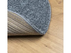 Clicnbuy Alfombra de pelo largo moderna Ø 200 cm Azul