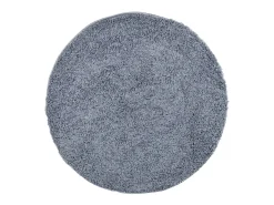 Clicnbuy Alfombra de pelo largo moderna Ø 200 cm Azul