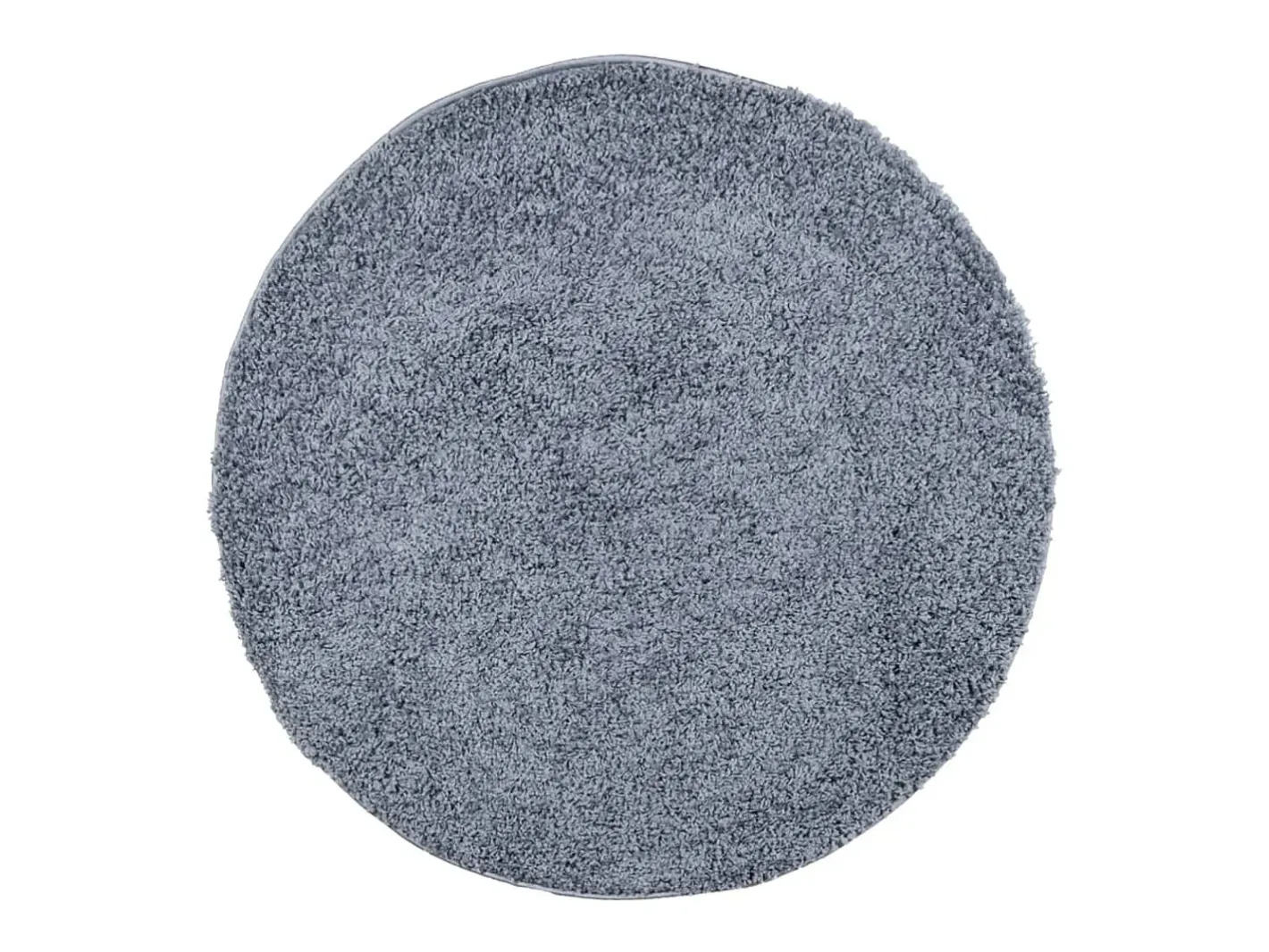 Clicnbuy Alfombra de pelo largo moderna Ø 200 cm Azul