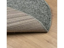 Outlet Clicnbuy Alfombra de pelo largo moderna Ø 120 cm Verde