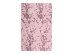 Alfombra De Cocina-Alfombra de pelo largo NAVARRA empolvado 130x200 cm Rosa