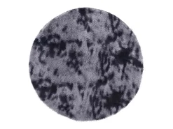 Alfombra De Cocina|Alfombra Redonda-Alfombra de pelo largo NAVARRA oscuro 200x200 cm Gris
