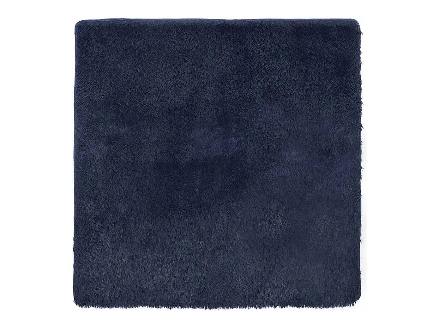 Hot Alfombra de pelo largo NAVARRA marino 120x120 cm Azul