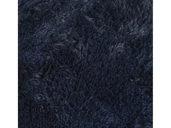 New Alfombra de pelo largo NAVARRA marino 160x160 cm Azul