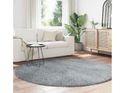Alfombra de pelo largo NAVARRA claro 200x200 cm Gris Clearance