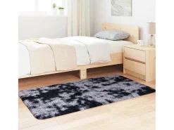 Alfombra de pelo largo NAVARRA oscuro 80x150 cm Gris