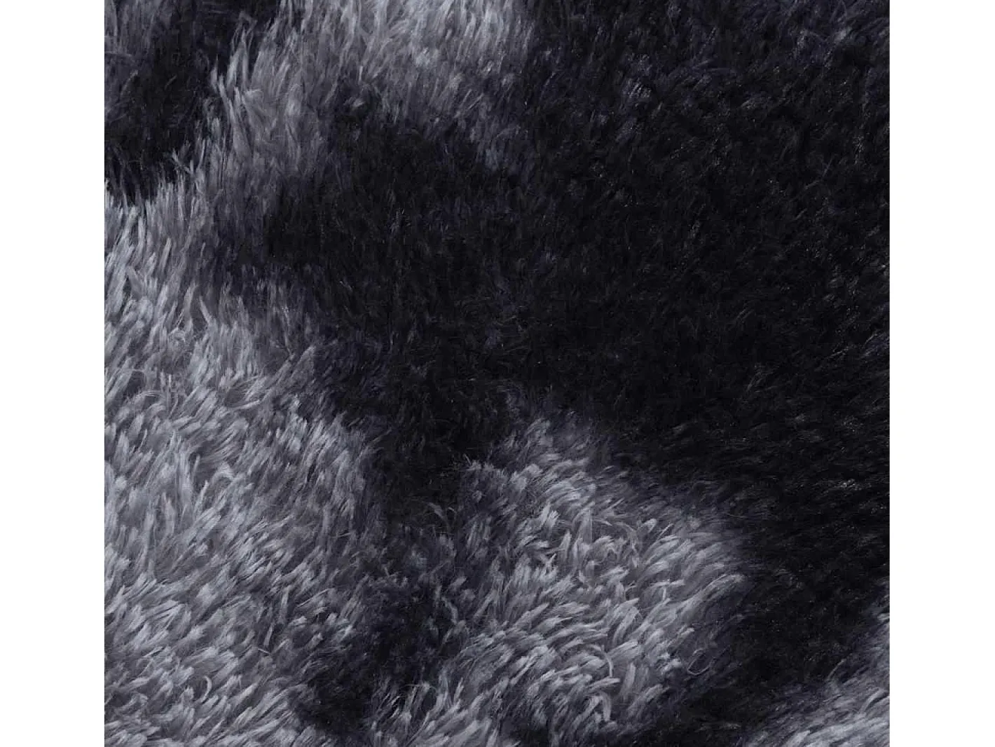 Alfombra de pelo largo NAVARRA oscuro 80x150 cm Gris