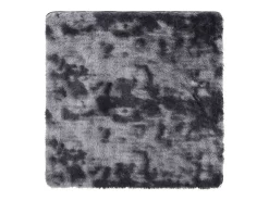 Alfombra de pelo largo NAVARRA oscuro 120x120 cm Gris