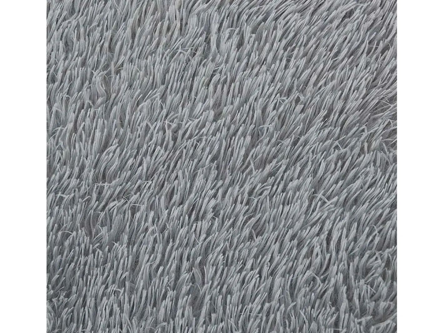 Alfombra de pelo largo NAVARRA claro 160x160 cm Gris