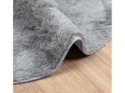 Hot Alfombra de pelo largo NAVARRA claro 100x100 cm Gris