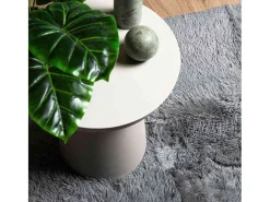 Alfombra de pelo largo NAVARRA claro 160x230 cm Gris Discount