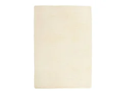 Alfombra De Salón-Alfombra de pelo largo NAVARRA crema 200x290 cm poliéster Blanco