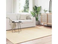 Alfombra de pelo largo NAVARRA crema 160x230 cm poliéster Blanco Outlet