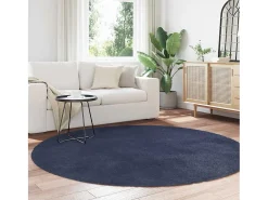 Discount Alfombra de pelo largo NAVARRA marino 200x200 cm Azul