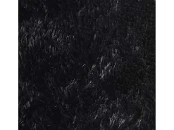 Best Alfombra de pelo largo negra NAVARRA 240x340 cm poliéster Negro
