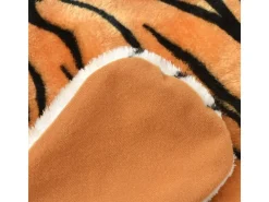 New Alfombra de peluche Tigre 144 cm Marrón Decoración Realista para Niños y Adultos Marru00f3n