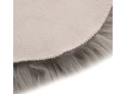 Alfombra de piel de oveja sintética 60x90 cm ES85952 Gris claro Online